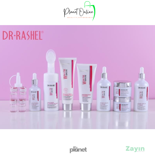 DR RASHEL whitening set, white skin skincare set, fade spots skincare kit, dark spot remover set, skin brightening set, 10-piece skincare kit
Facial Kit Moisturizing Brightening Fade Dark Spots set