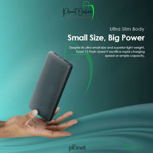 Oraimo power bank, Toast 15 Flash power bank, 10000mAh power bank, fast charging power bank, portable power bank, mobile power bank, phone charger power bank, USB power bank, Android power bank,
