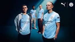 Manchester City Home Jersey 2024/2025 – Men’s Football T-Shirt | Breathable Sportswear Fan Kit | Short Sleeve Polyester Tee (M–XL)