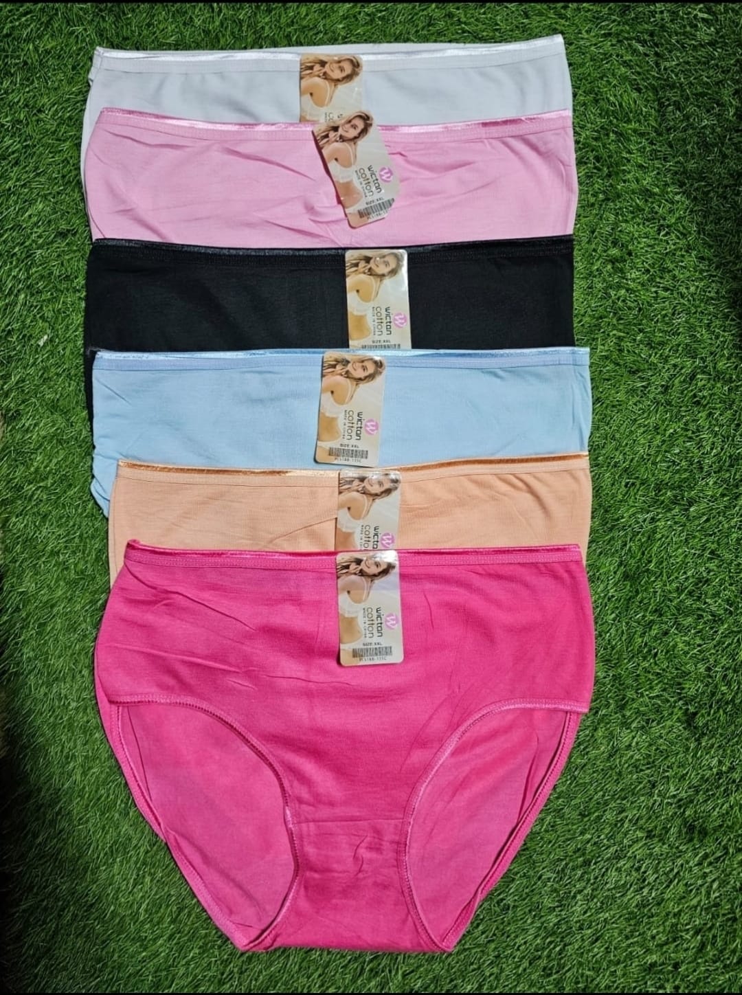 6PCS Women Cotton Panties Set – Soft Breathable Seamless Underwear for Ladies | High Waist Comfort Stretch Briefs (Multi-Color Pack)