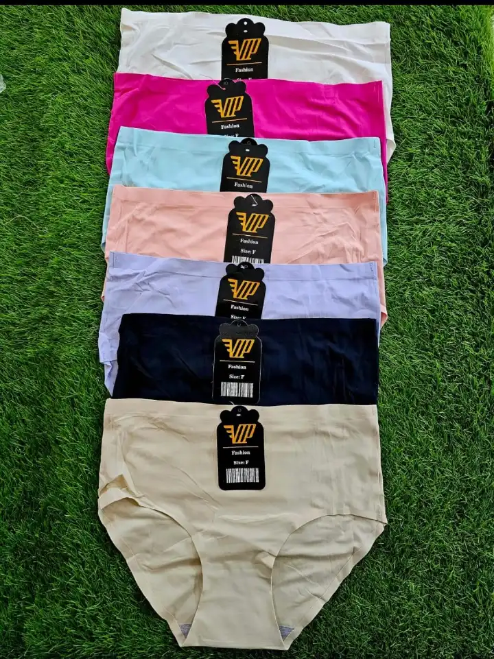 6 Pcs Women Seamless Panties Set Soft Stretch Breathable Ladies Underwear Invisible Comfort Briefs XL Large Medium Free Size Everyday Lingerie