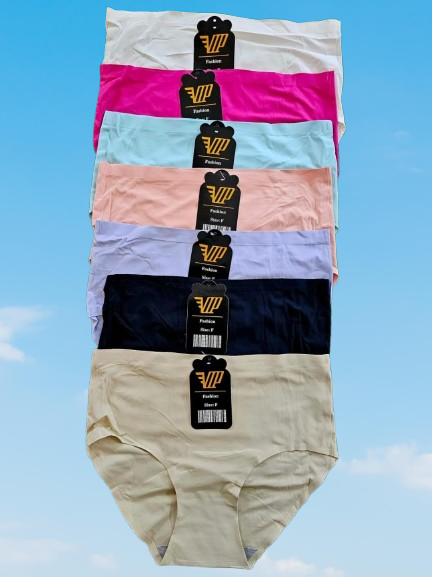 6 Pcs Women Seamless Panties Set Soft Stretch Breathable Ladies Underwear Invisible Comfort Briefs XL Large Medium Free Size Everyday Lingerie