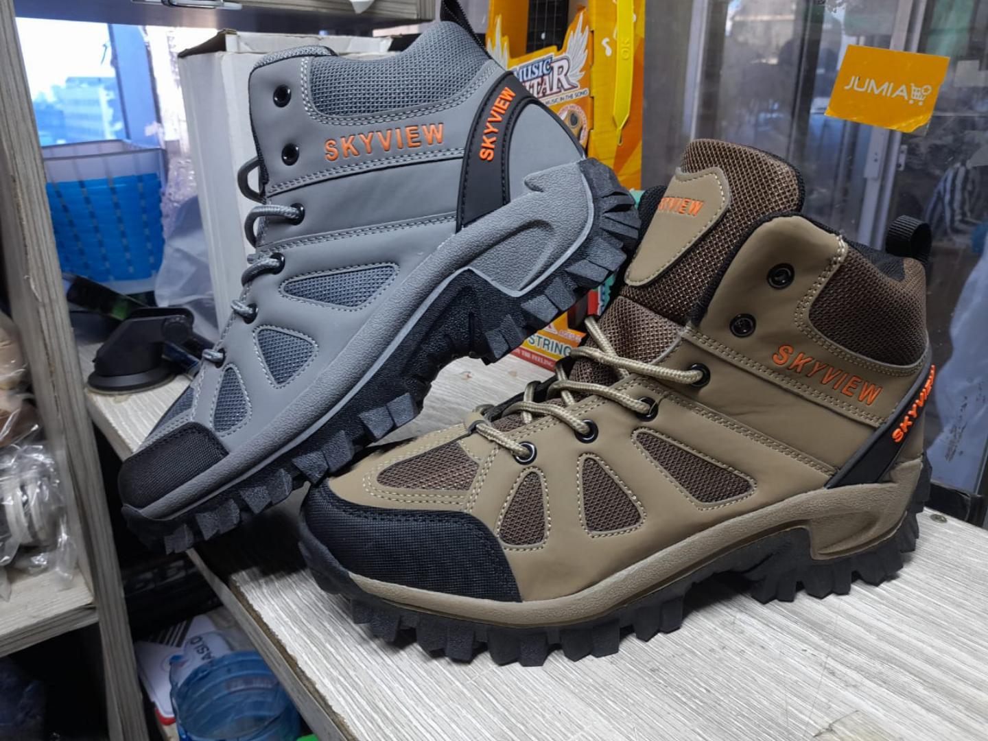 SkyView hiking boots, unisex trekking boots, outdoor hiking shoes,all weather hiking boots