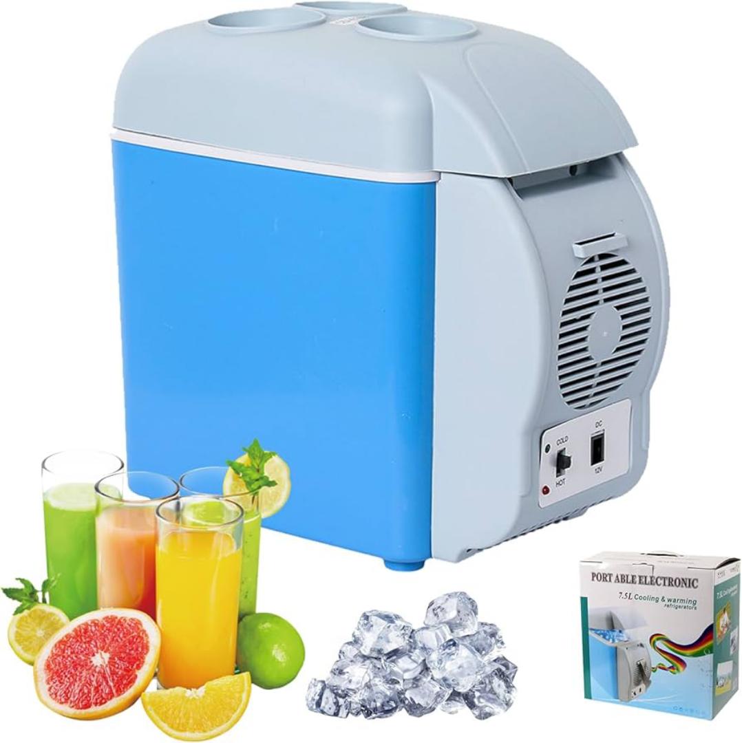 7.5L Portable Car Fridge and Warmer.

 Capable of both refrigerating drinks/food and warming food.