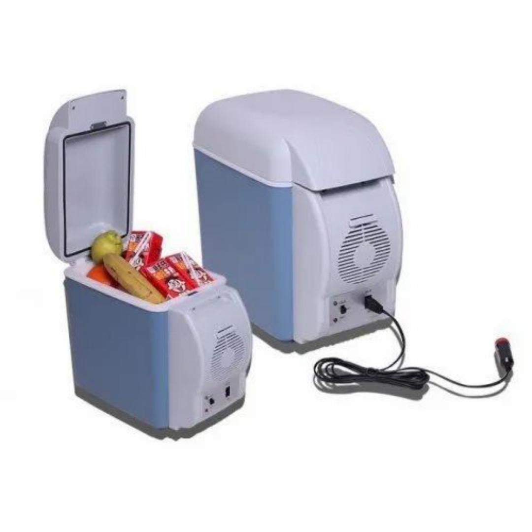 7.5L Portable Car Fridge and Warmer.

 Capable of both refrigerating drinks/food and warming food.