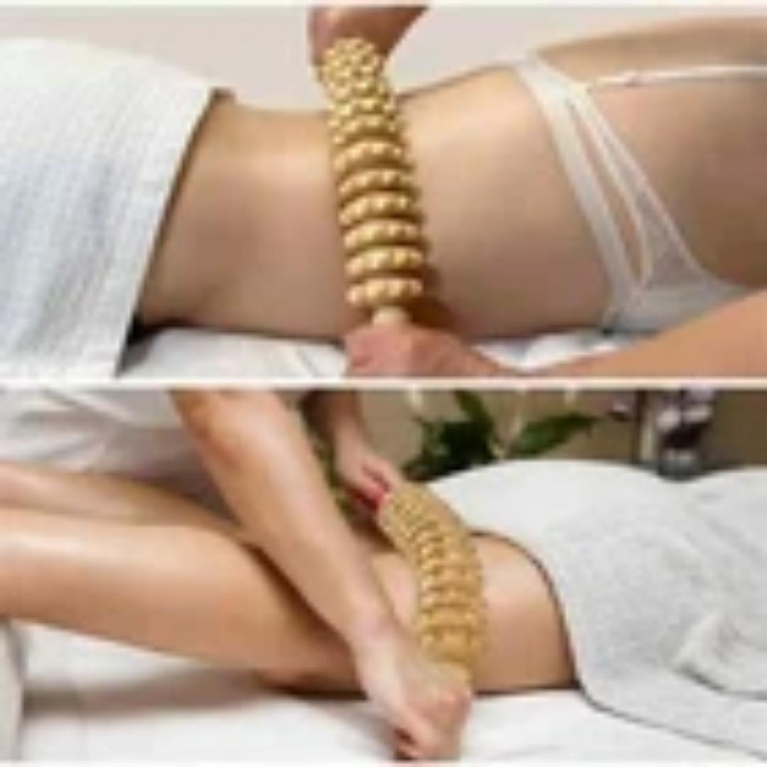 Wood Massage Roller Stick Lymphatic Drainage Wood Therapy Massage Tool Maderoterapia Colombiana Anti Cellulite Massage