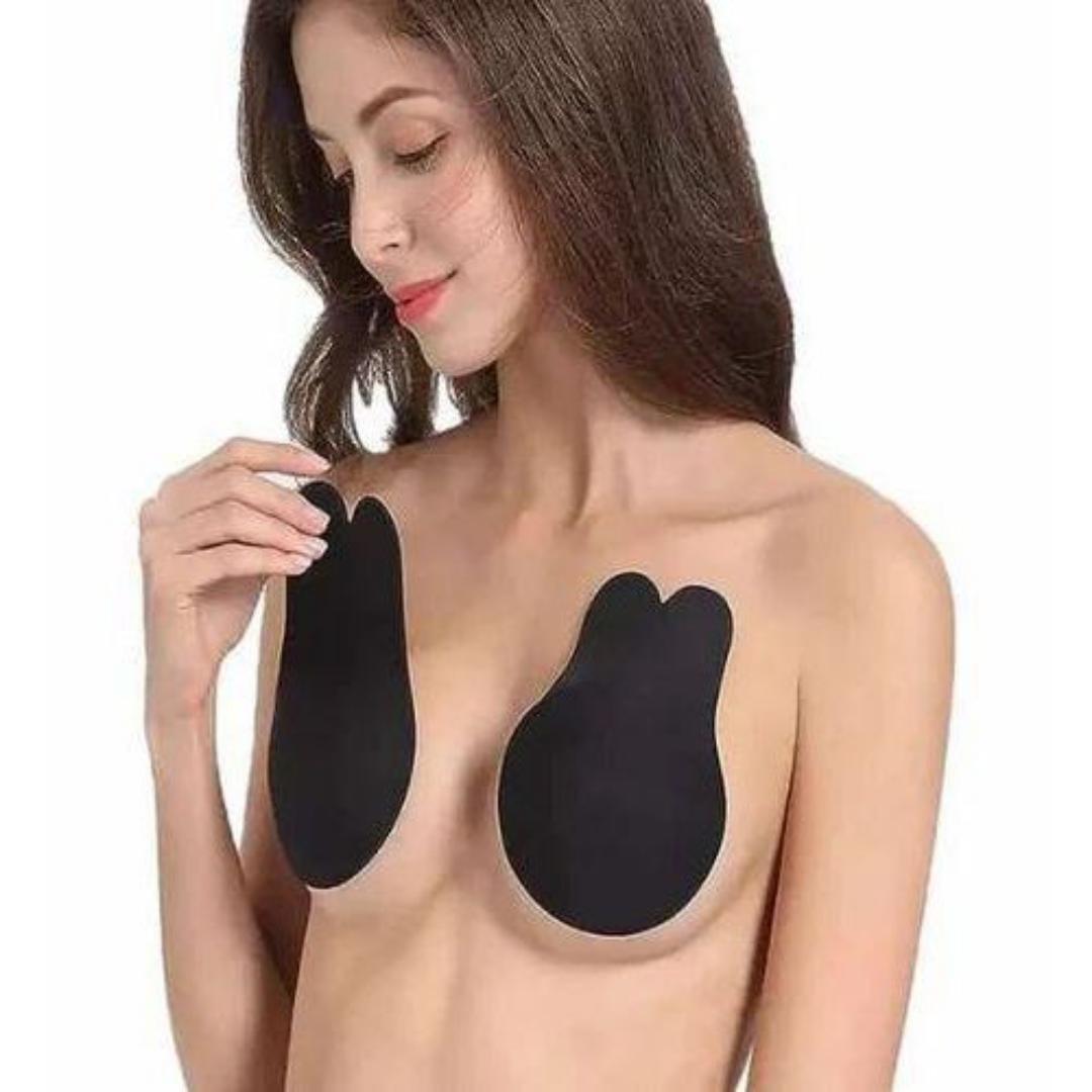 Pair of Reusable women breast petals lift nipple cover,petal adhesive strapless backless