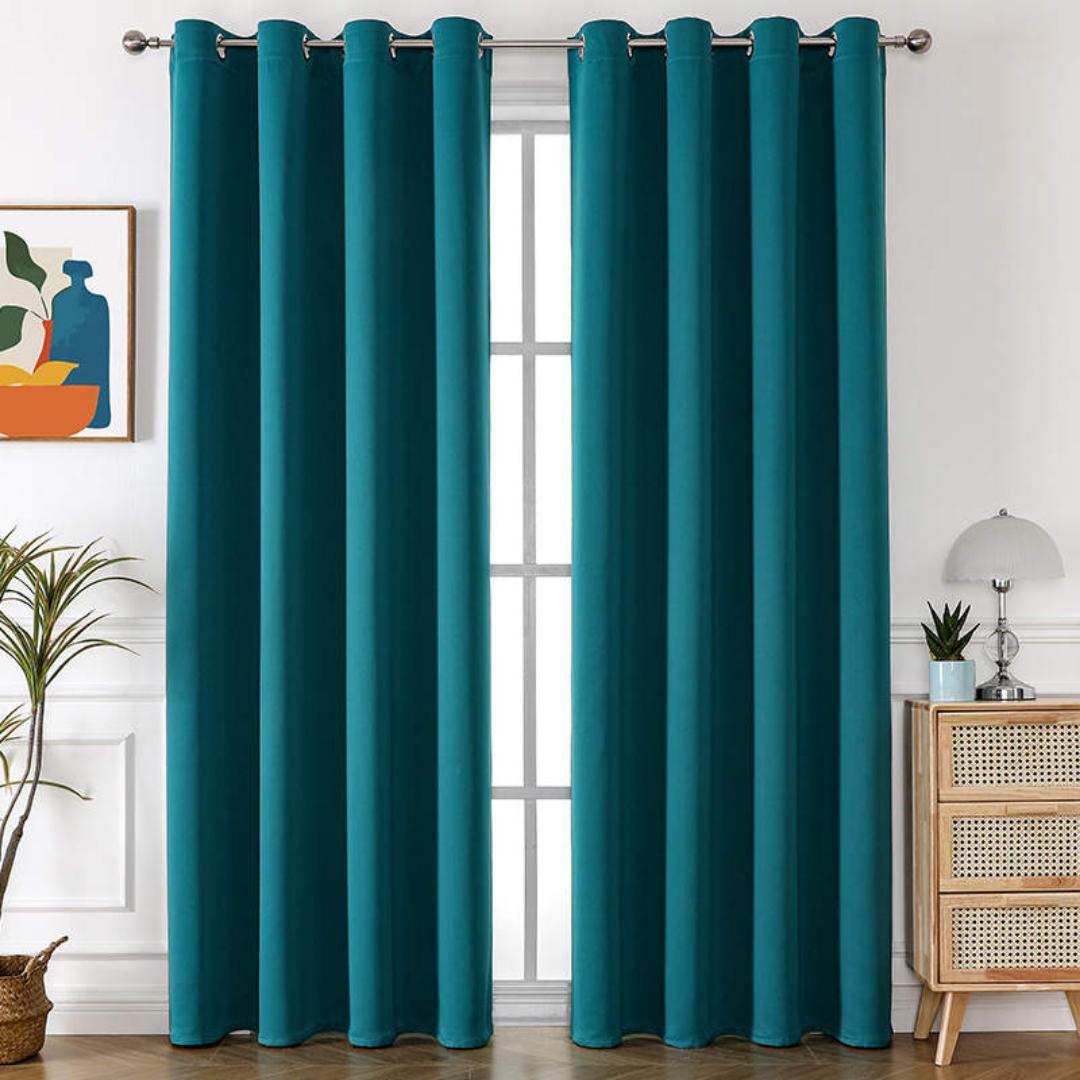 Luxury textured High Grade Full  Curtains+Sheer:  ▫️2curtains(3mtrs)  ▫️Sheer(2mtrs)