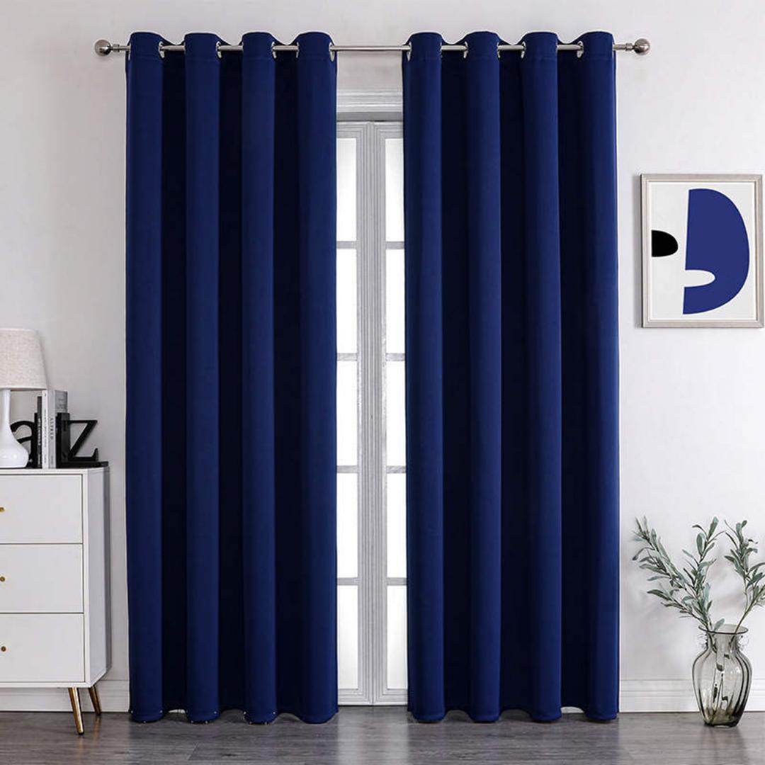 Luxury textured High Grade Full  Curtains+Sheer:  ▫️2curtains(3mtrs)  ▫️Sheer(2mtrs)