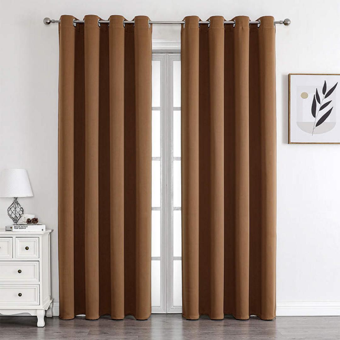 Luxury textured High Grade Full  Curtains+Sheer:  ▫️2curtains(3mtrs)  ▫️Sheer(2mtrs)