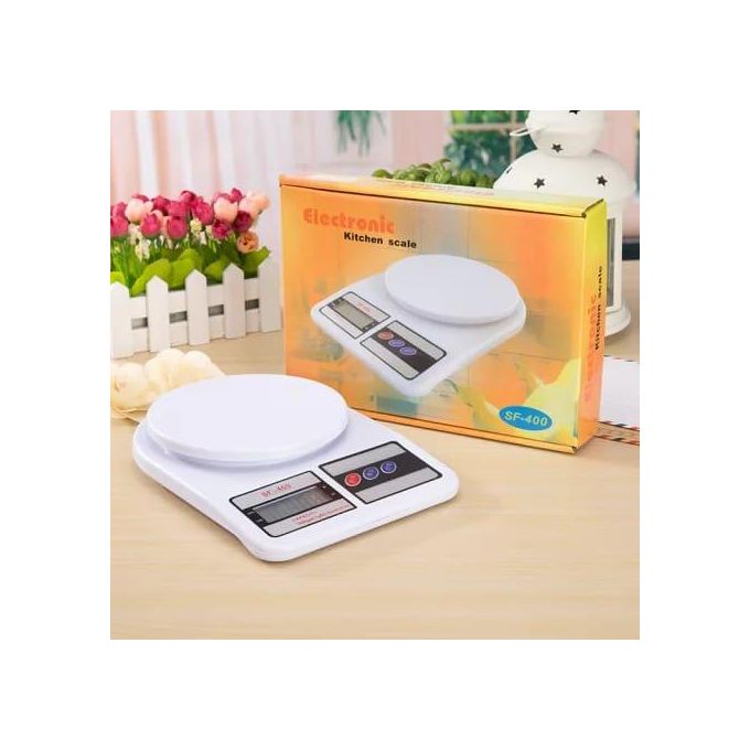 Digital Kitchen Weighing Machine Multipurpose Electronic Weight Scale with Backlit LCD Display for Measuring Food, Cake, Vegetable, Fruit