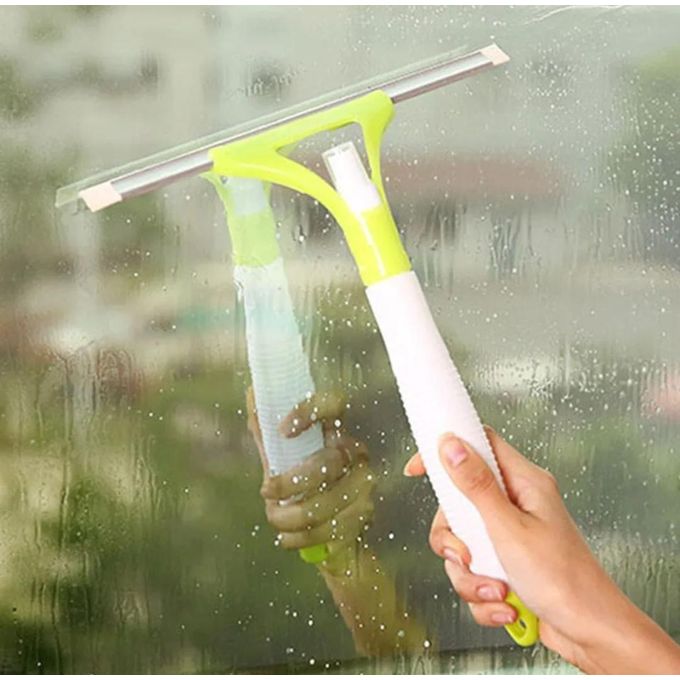 3 in 1 Double Sided Shower Squeegee with Water Sprayer, Window & Glass Cleaner