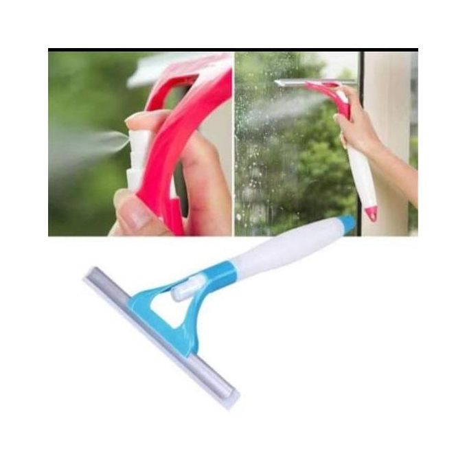 3 in 1 Double Sided Shower Squeegee with Water Sprayer, Window & Glass Cleaner