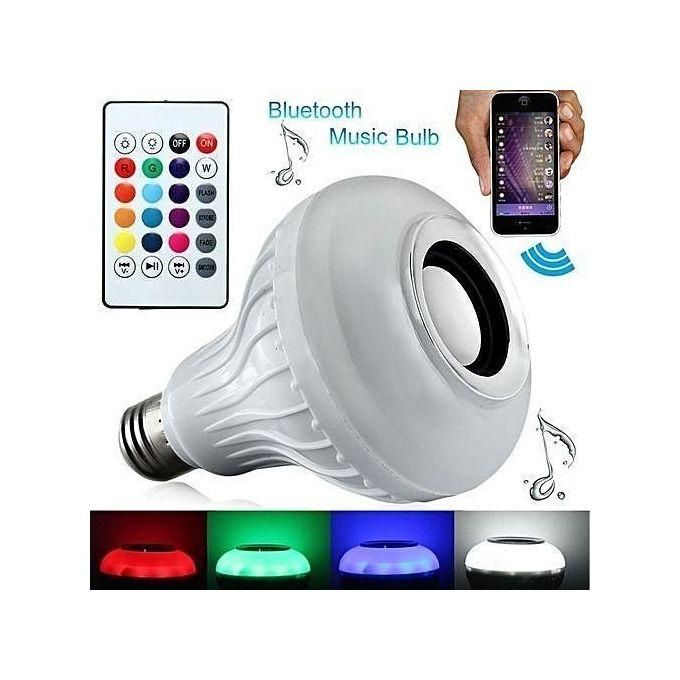 Bluetooth Music LED Bulb Multi Color Speaker