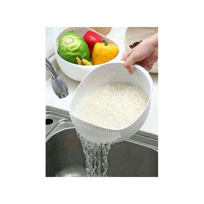 Rice Washing Filter Strainer Basket Food Drainer Vegetable