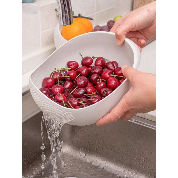 Rice Washing Filter Strainer Basket Food Drainer Vegetable