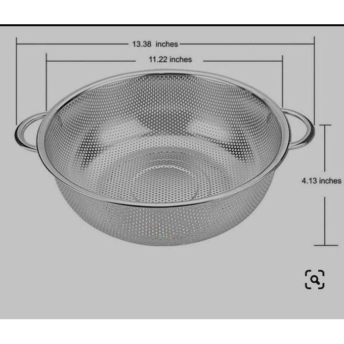stainless steel Handled Basket Strainer/colander