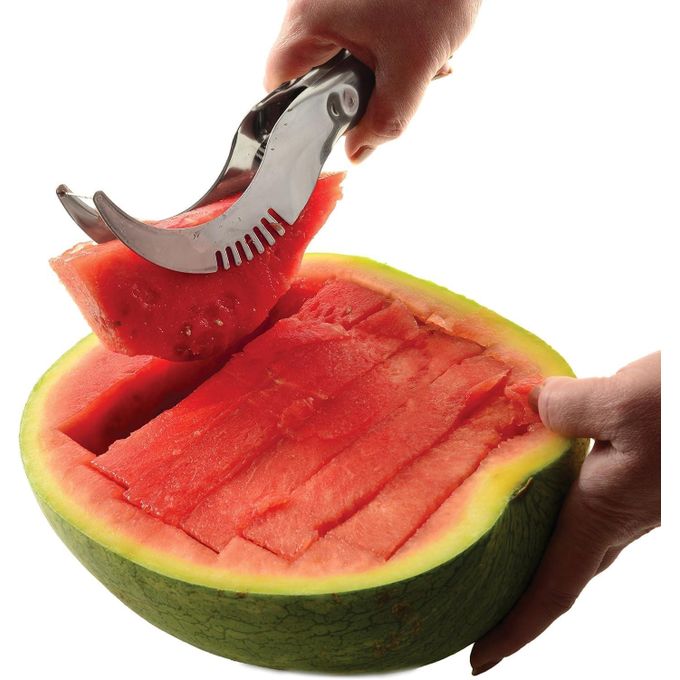 Hot Selling Watermelon Slicer Kitchen Gadgets Stainless Steel Fruit Cutter Melons Knife Fast Watermelon Slicer Cutting Tools