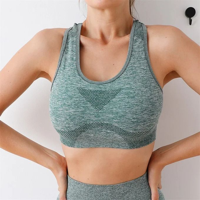 Stretching High Waist Yoga Bra And Leggings Gym Workout Clothes Set