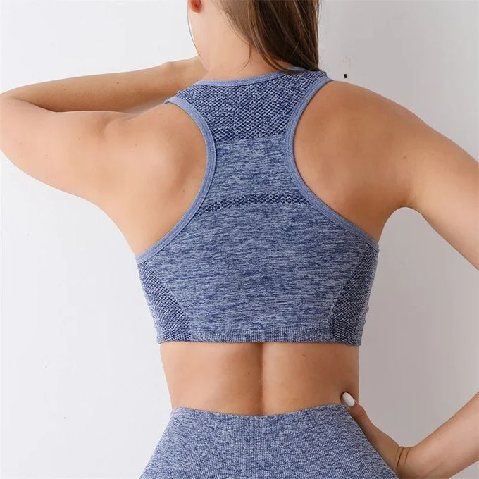 Stretching High Waist Yoga Bra And Leggings Gym Workout Clothes Set