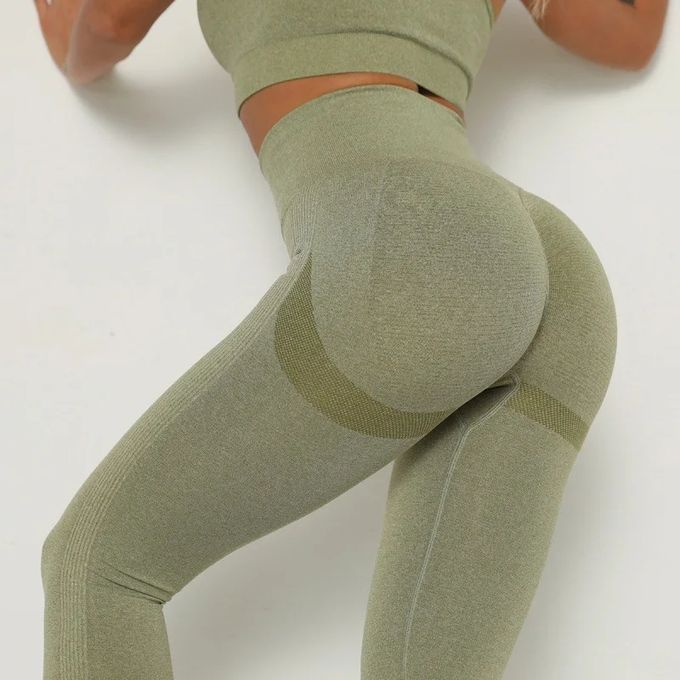 Stretching High Waist Yoga Bra And Leggings Gym Workout Clothes Set