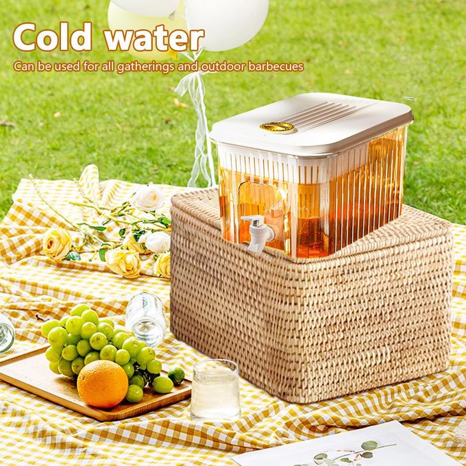 NEW ARRIVAL !!!!!
(4.5L Filter Model/4.5L Stand Filter)--Cold Water Pitcher
4.5L Fridge Beverage Dispenser Large Capacity Portable Juice Jug Cold Kettle with Faucet Detachable Base Water Dispenser Jug