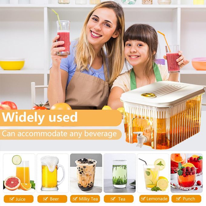 NEW ARRIVAL !!!!!
(4.5L Filter Model/4.5L Stand Filter)--Cold Water Pitcher
4.5L Fridge Beverage Dispenser Large Capacity Portable Juice Jug Cold Kettle with Faucet Detachable Base Water Dispenser Jug