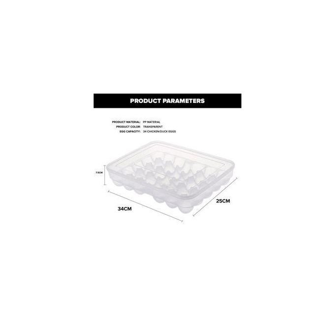 Egg tray storage container - 34 eggs