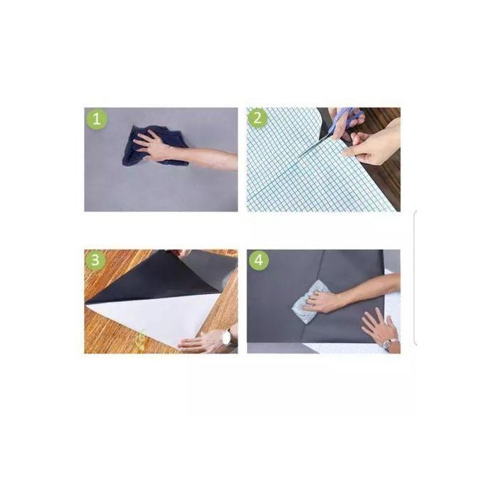 Durable Black Chalkboard Wall Paper Clear Dry Erase Board Sticker