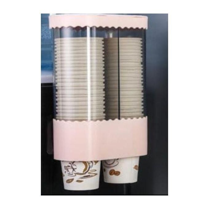 Twin Disposable Cups Dispenser Wall Mounted Cup Holder& disposable cups