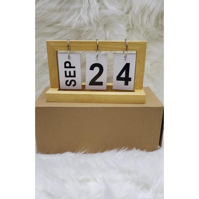 NEW ARRIVALS  
 wooden Desk study flip calendar