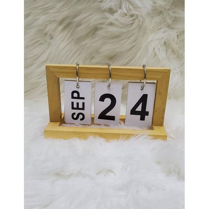 NEW ARRIVALS  
 wooden Desk study flip calendar