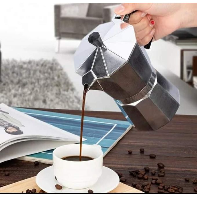 Aluminium Italian coffee maker brewing pot moka latte expreso