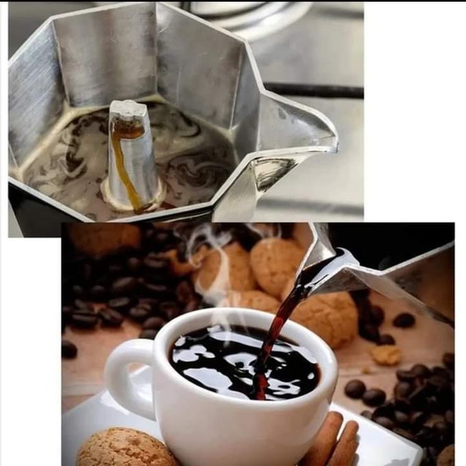 Aluminium Italian coffee maker brewing pot moka latte expreso