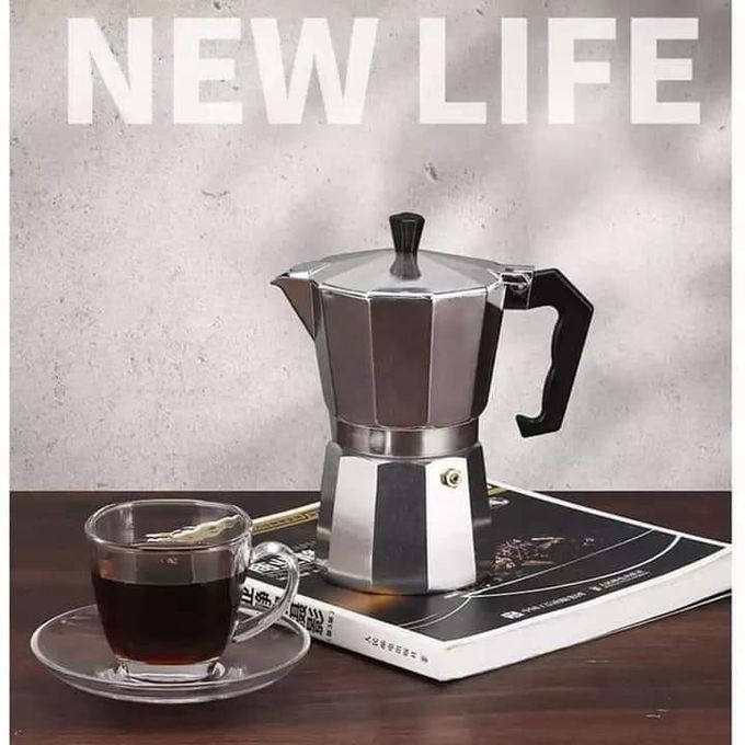 Aluminium Italian coffee maker brewing pot moka latte expreso