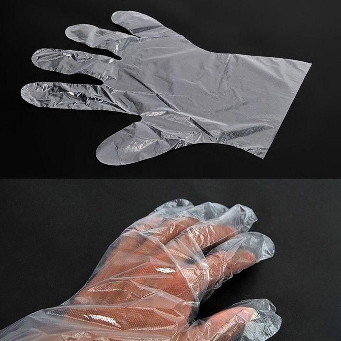 Multipurpose Safe Hands Protective Disposable Food Handling Polyethylene Gloves
100Pcs Plastic Clear Disposable Gloves