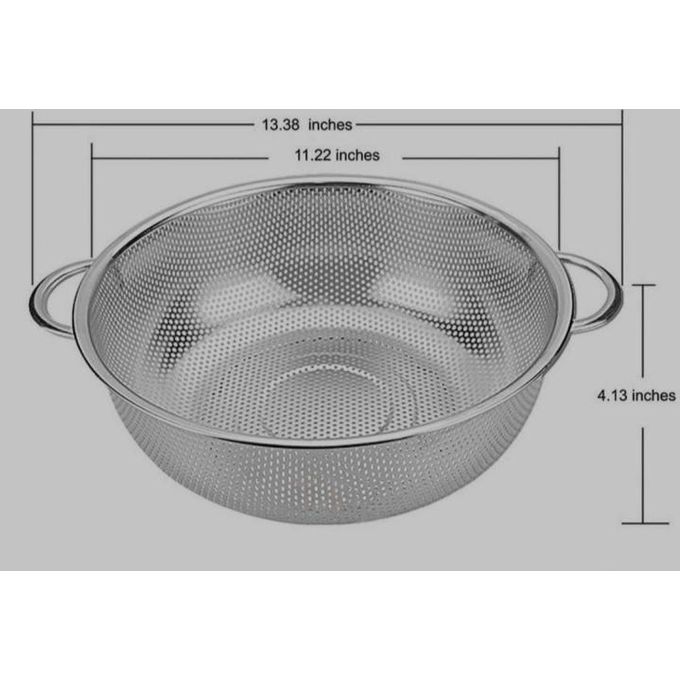 FLASH SALES !!!!
Stainless Steel Basket Drainer Strainer/ Colander Rice ,Fruit,Vegetable Washing Bowl Strainer Drainer