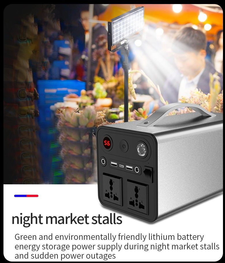 Panana Portable Power Station 333Wh/90000mAh Lithium Battery Backup Electronic Solar Generator 300W AC for Camping, RV, Outdoor Adventure, Emergency Power, Home and Off-Grid