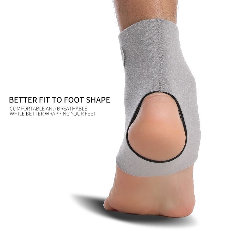 Maseda Ankle Support Brace, Breathable Neoprene Sleeve, (1 Pack) Quick Lace Up Ankle Brace Slim Fit Ankle Support Brace, Adjustable & Breathable Ankle Support for Men Women,