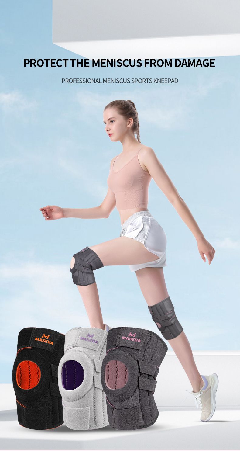 Knee Braces for Knee Pain Men & Women, Adjustable Knee Support with Patella Gel Pad & Side Stabilizers Knee Wraps for MCL Osteoarthritis Meniscus Tear, Arthritis, ACL, Pain Relief, Working, Unisex