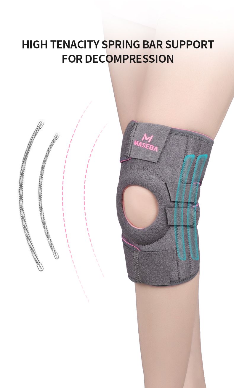 Knee Braces for Knee Pain Men & Women, Adjustable Knee Support with Patella Gel Pad & Side Stabilizers Knee Wraps for MCL Osteoarthritis Meniscus Tear, Arthritis, ACL, Pain Relief, Working, Unisex
