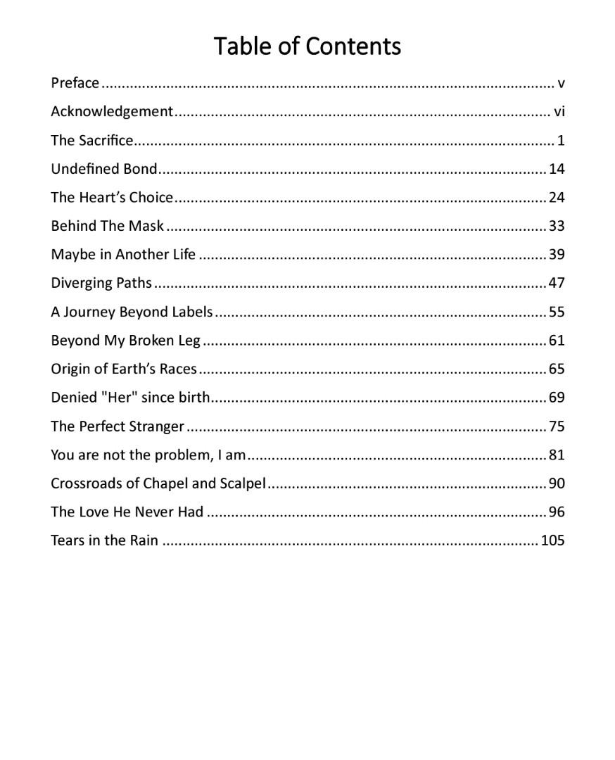THE SACRIFICE AND OTHER SHORT STORIES