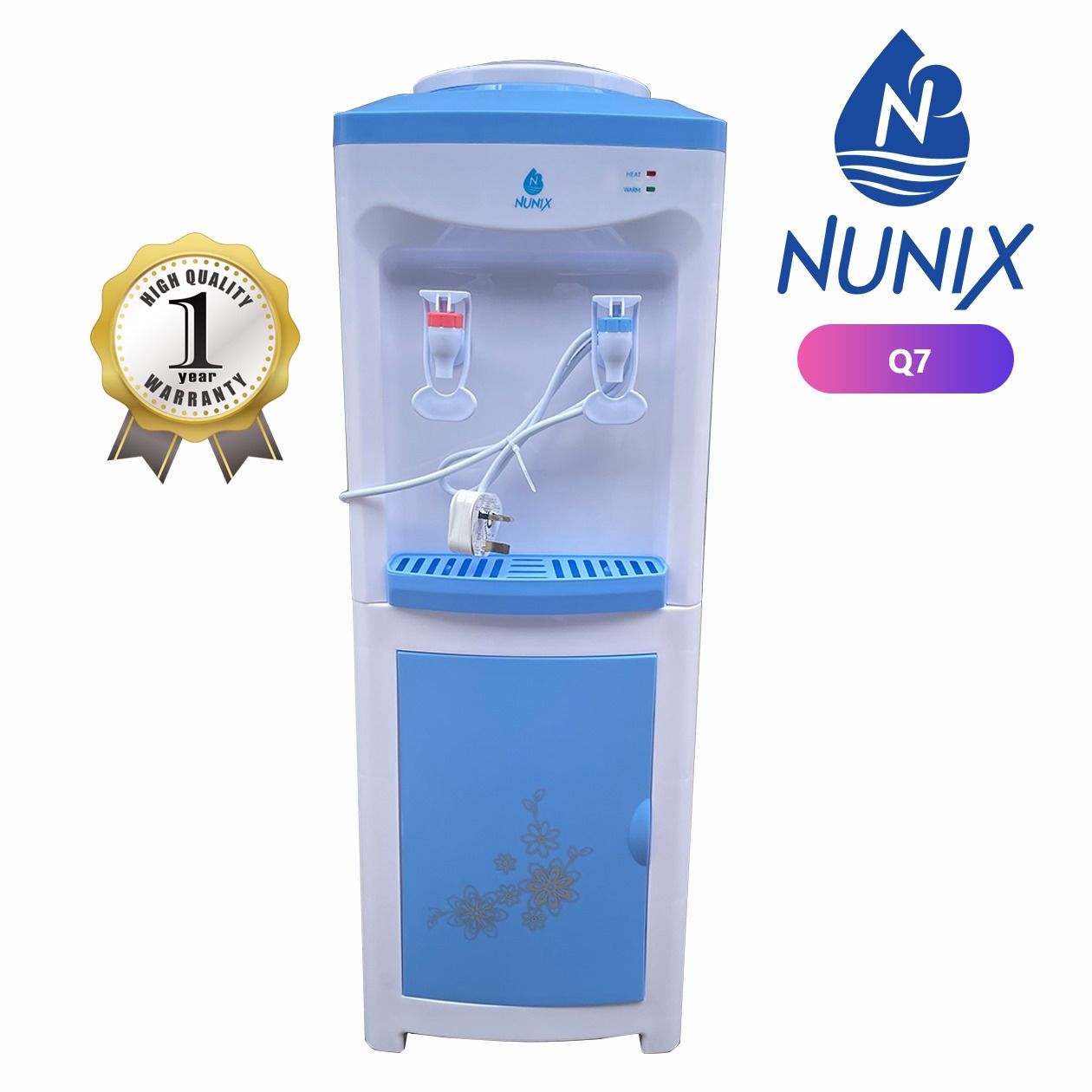 Nunix Q7 Hot & Normal Water Dispenser – Pure Convenience, Sleek Design 💧

Stay refreshed all day with the Nunix Q7 Water Dispenser – the perfect blend of functionality and modern style. With dual tem