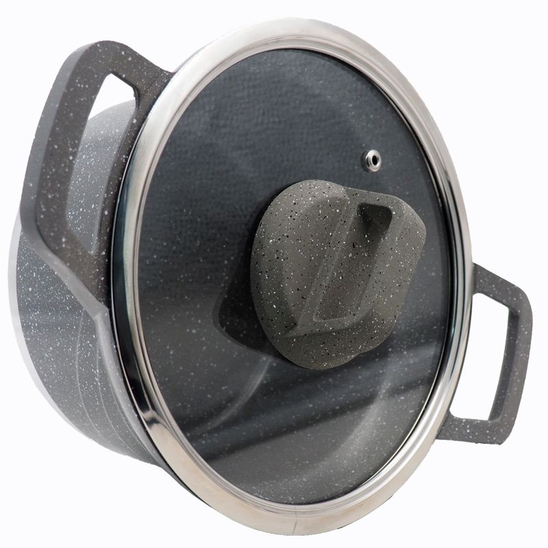 【 Promotion】TC 10PCS Cookware Set Cooking Pots Non Stick Sufuria (5pcs Pot Covers + 5pcs Pots)