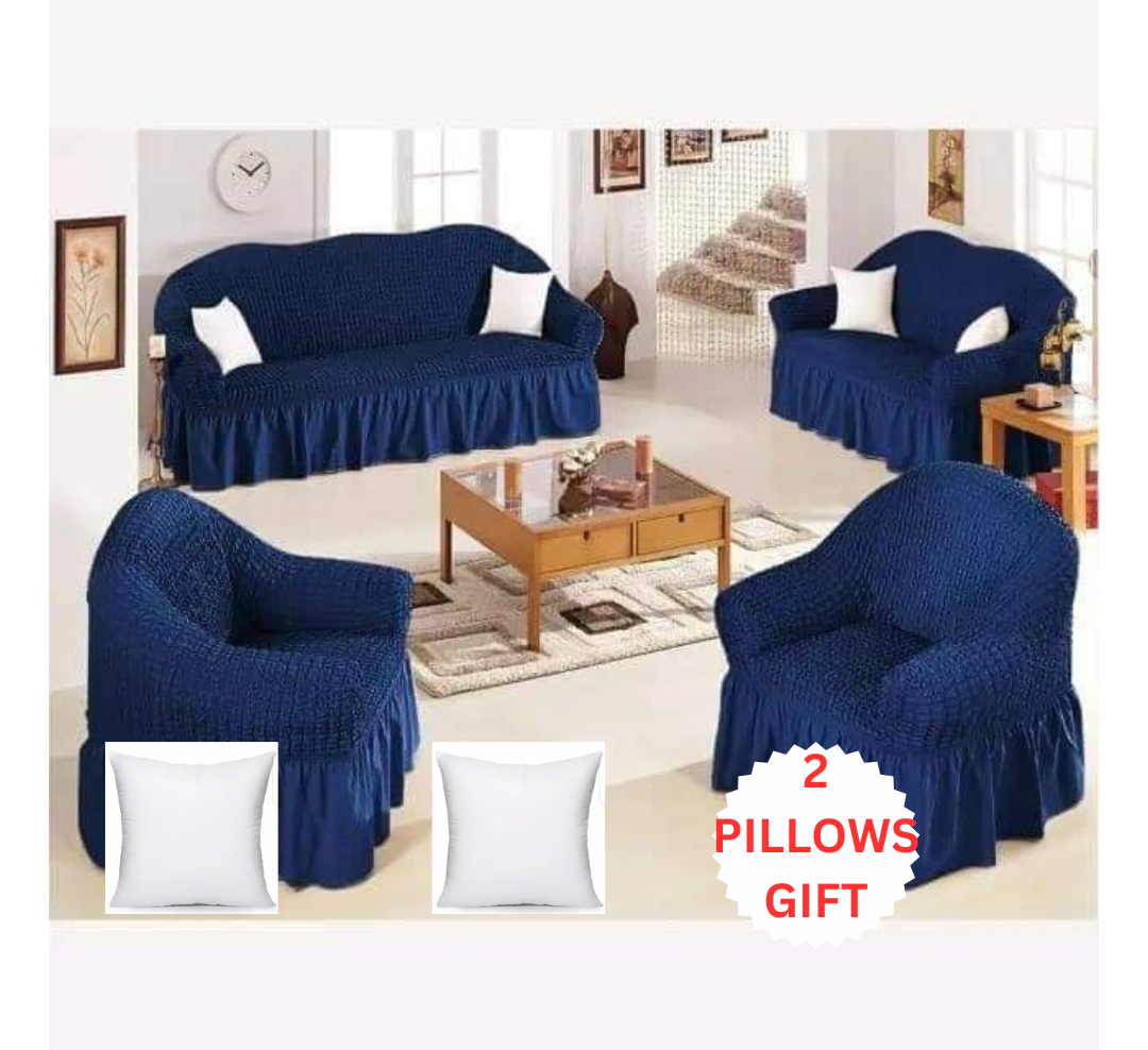 Improve and glam your home with high-quality stretchy Bubbled Loose/Slip/Sofa/ seat covers with bold protection, sleek style, and ultimate comfort. Fit for a 5 seater (3:1:1) and 7 seater (3:2:1:1)