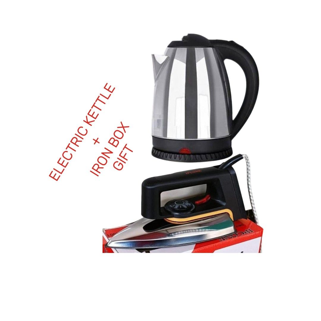 Special Offer】Sonar 1.8L 1.5M Power Cord 1500W Stainless Steel Electric Kettle Energy Efficient Heater Jug Cordless Electric Kettle X1 With Ipcone KETTLE JUST FOR YOU