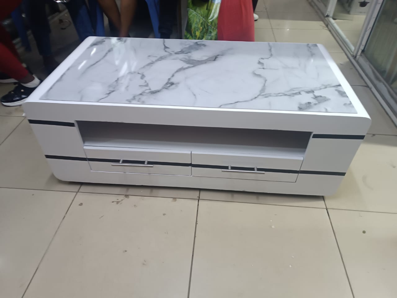 New Arrival High Profile Luxurious Coffee tables with Marble Effect Suitable for your Home Use, Office Use and AirBnB Use