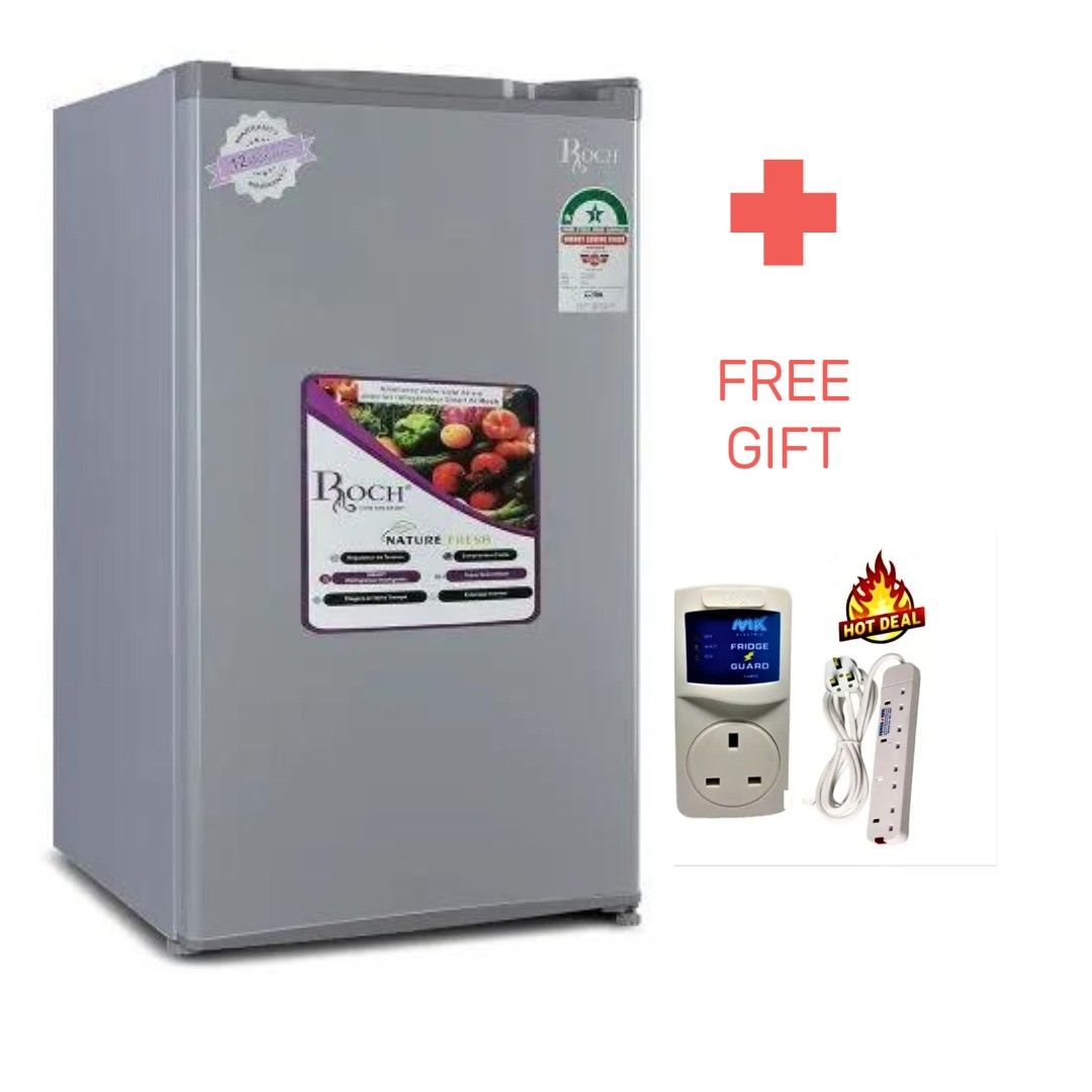 🧊 ROCH 90L CoolMate™ Single Door Mini Fridge – Energy Efficient, Compact & Stylish | FREE Fridge Guard 🔌 + Bonus Extension Cable Gift ⚡ – Perfect for Home or Office!