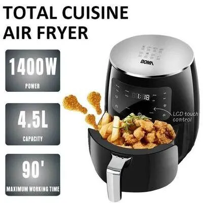 🔥🍟 BOMA AirCrisp BM-589 Digital Air Fryer | High-Grade, High-Efficiency Cooking 🍗✨ Healthy, Oil-Free Meals in Minutes—Sleek Design & Easy to Use! 🌬️🍽️