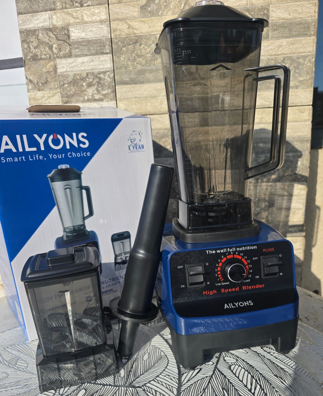 🌽🥭 PROMO! AILYONS 2in1 Commercial Blender YT-8013 with Grinder 🌀 High-Performance Motor 💪 Crushes Tough Ingredients Fast! 🥤 Perfect for Smoothies, Spices & More! 🫒🍅